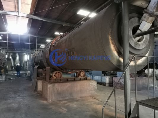 Cửa lò xoay than hoạt động công nghiệp để sản xuất lượng lớn than hoạt động
