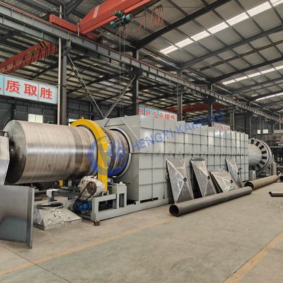 Lò nướng carbon hóa vỏ dừa Lò nướng carbon hóa theo chiều ngang Lò quay Máy carbon hóa hoàn toàn tự động